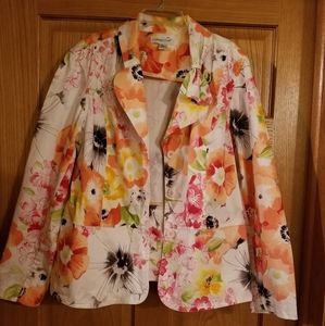 Spring cotton blazer